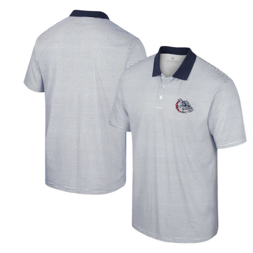 Gonzaga University Bulldogs NCAA Gonzaga Bulldogs Print Stripe Polo