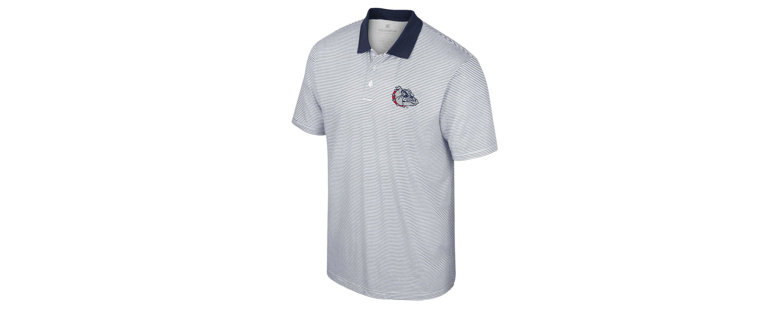 Gonzaga University Bulldogs NCAA Gonzaga Bulldogs Print Stripe Polo