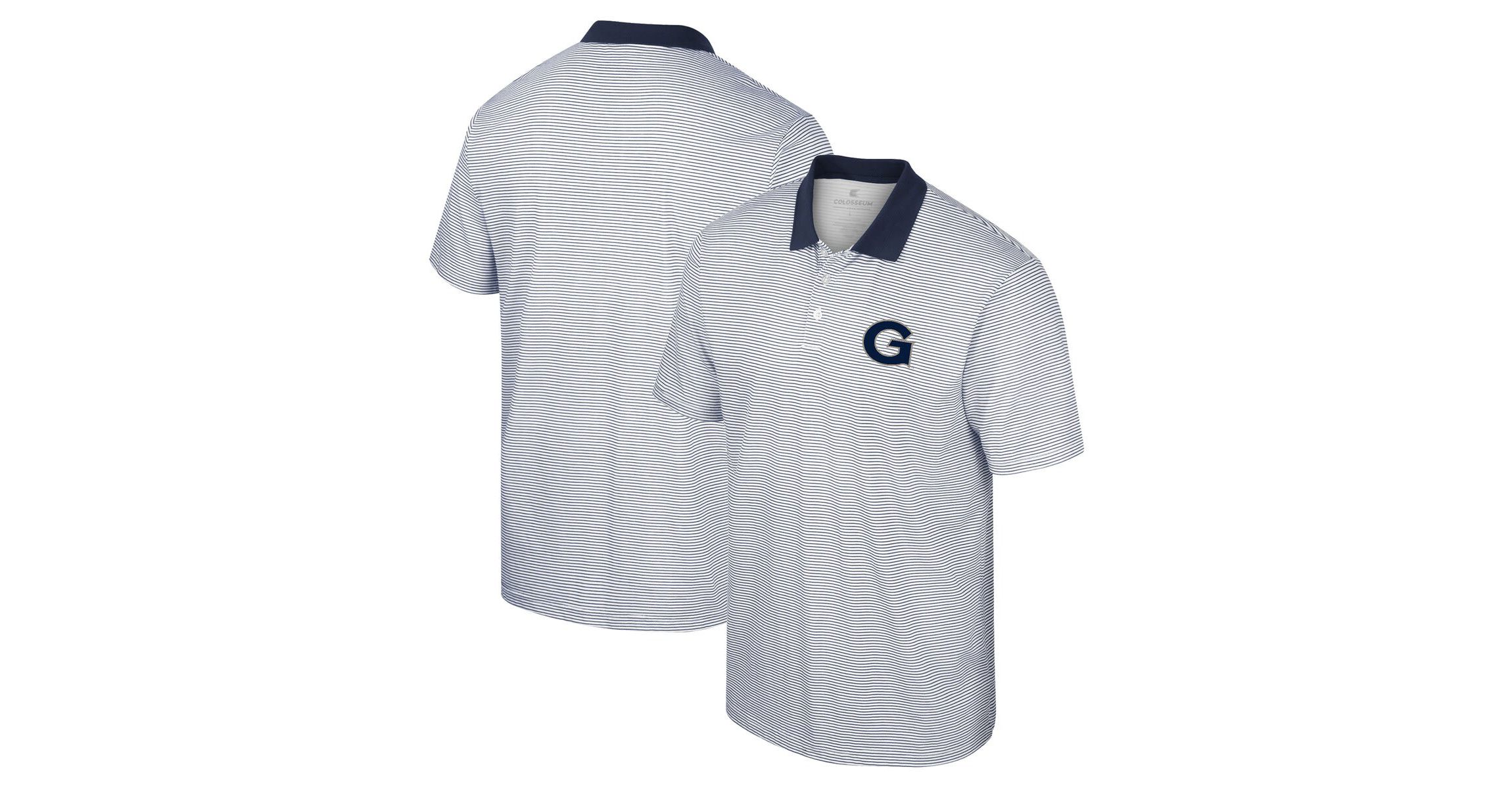 NCAA Georgetown Hoyas Print Stripe Polo