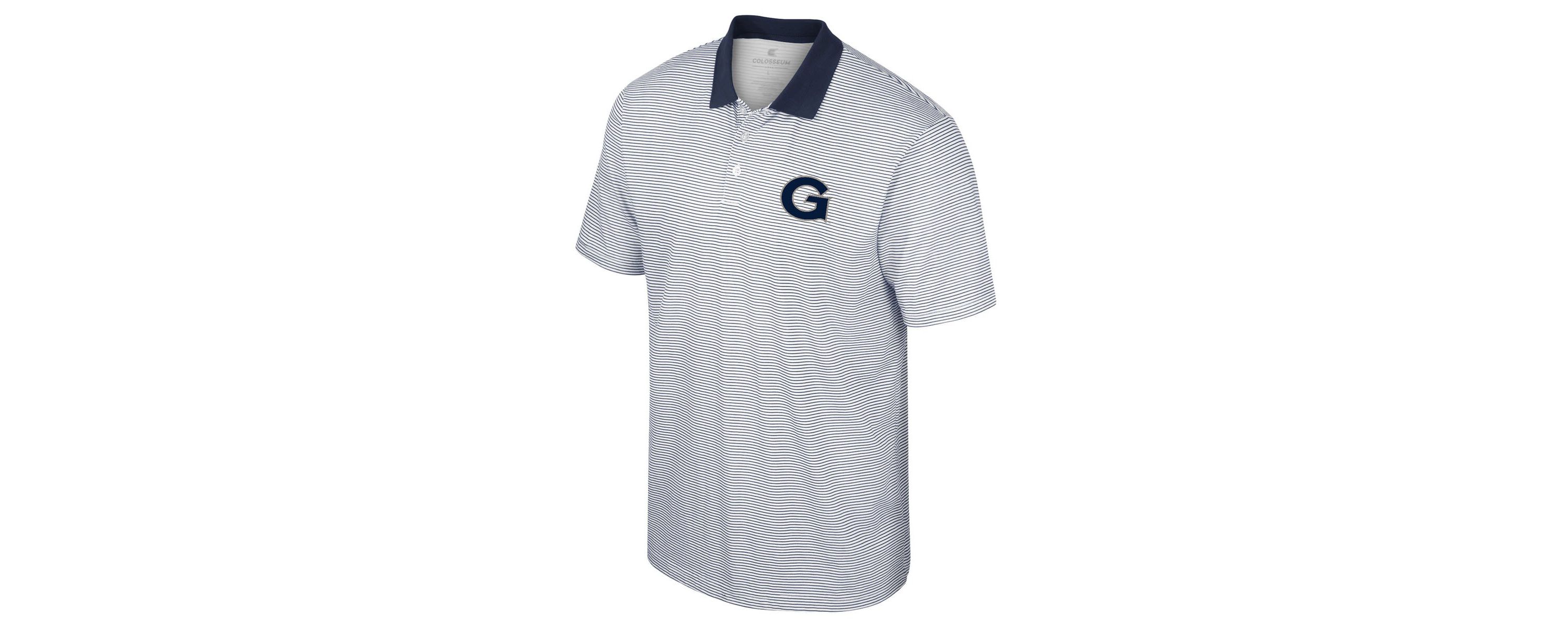 NCAA Georgetown Hoyas Print Stripe Polo
