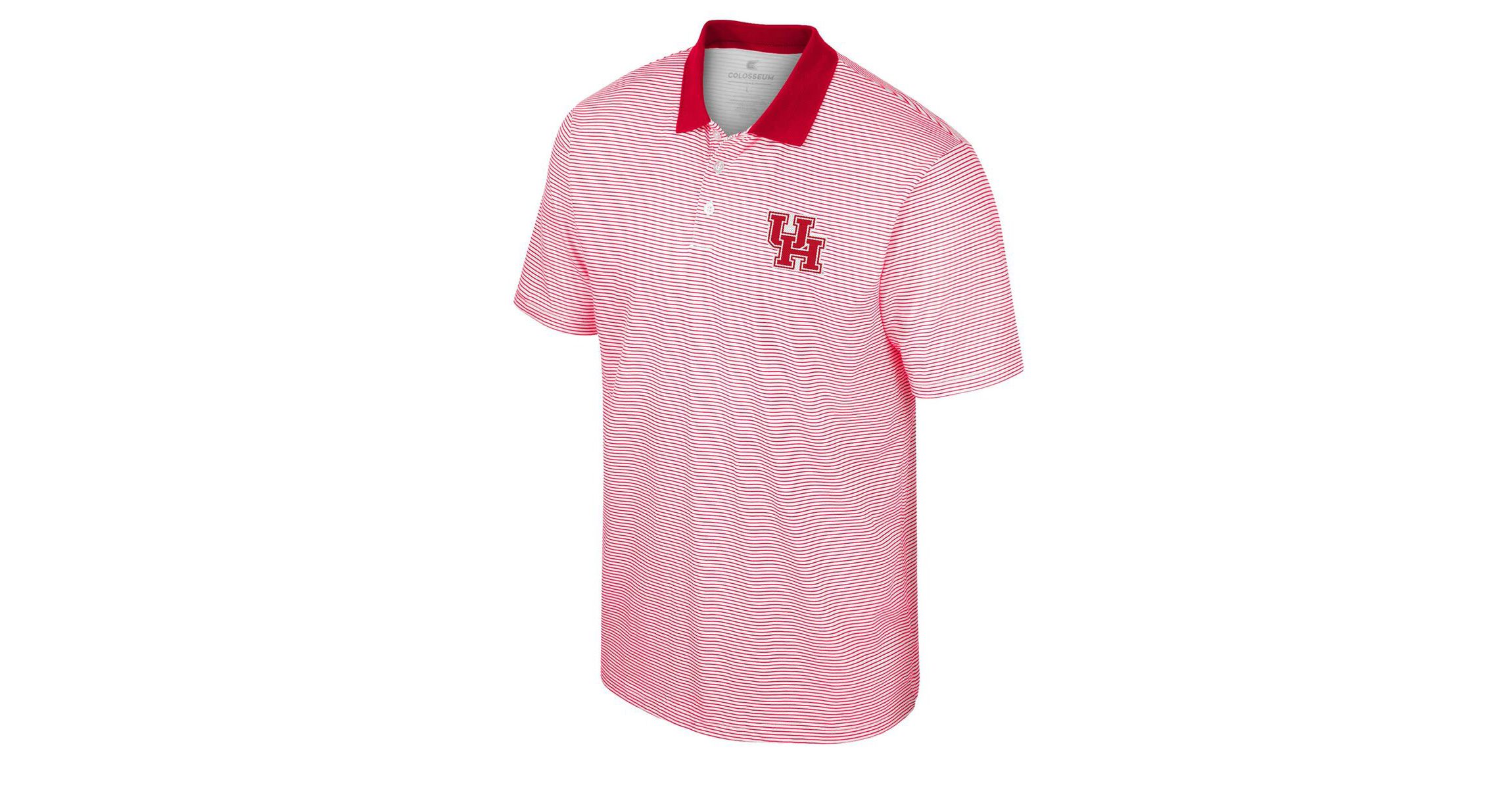 NCAA Houston Cougars Print Stripe Polo