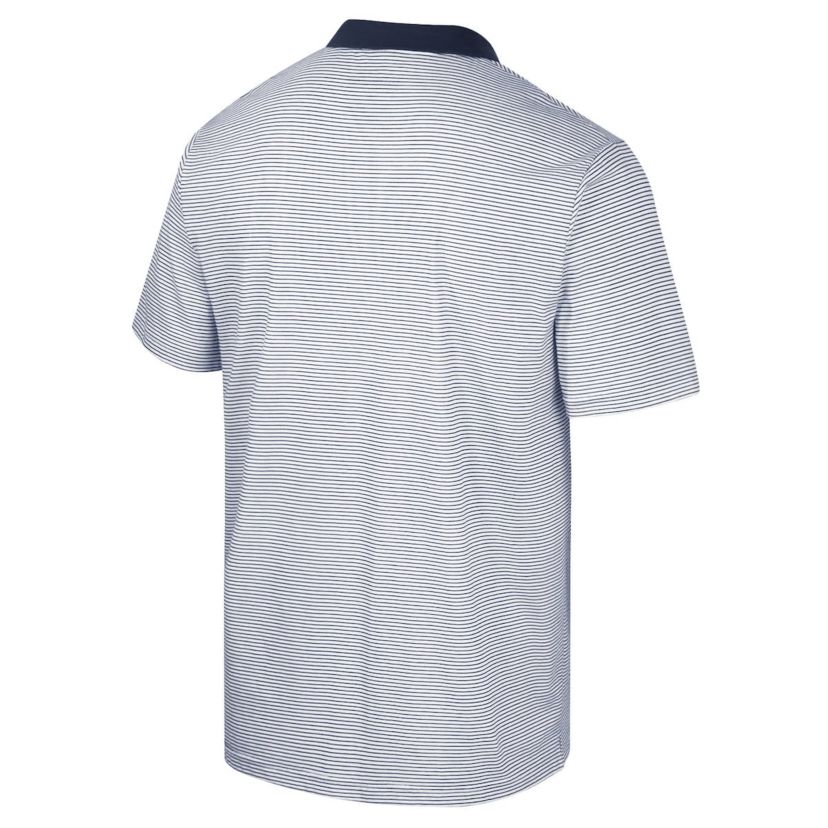 NCAA Michigan Wolverines Print Stripe Polo
