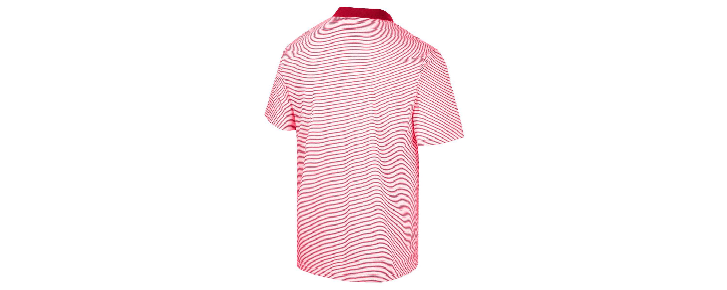 Stanford Cardinal NCAA Stanford Print Stripe Polo