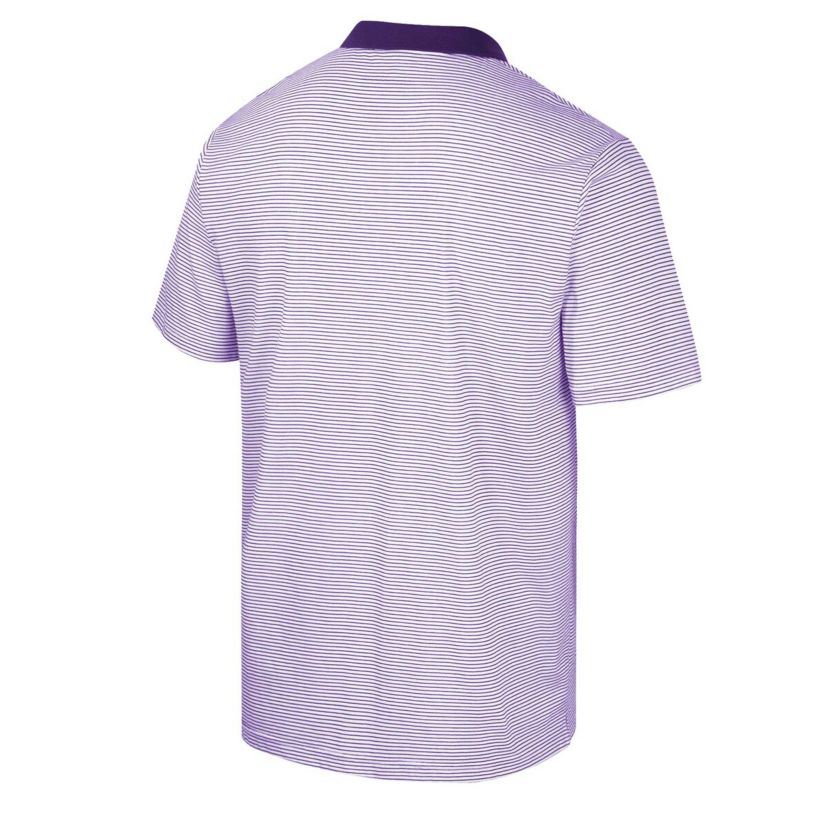 NCAA TCU Horned Frogs Print Stripe Polo