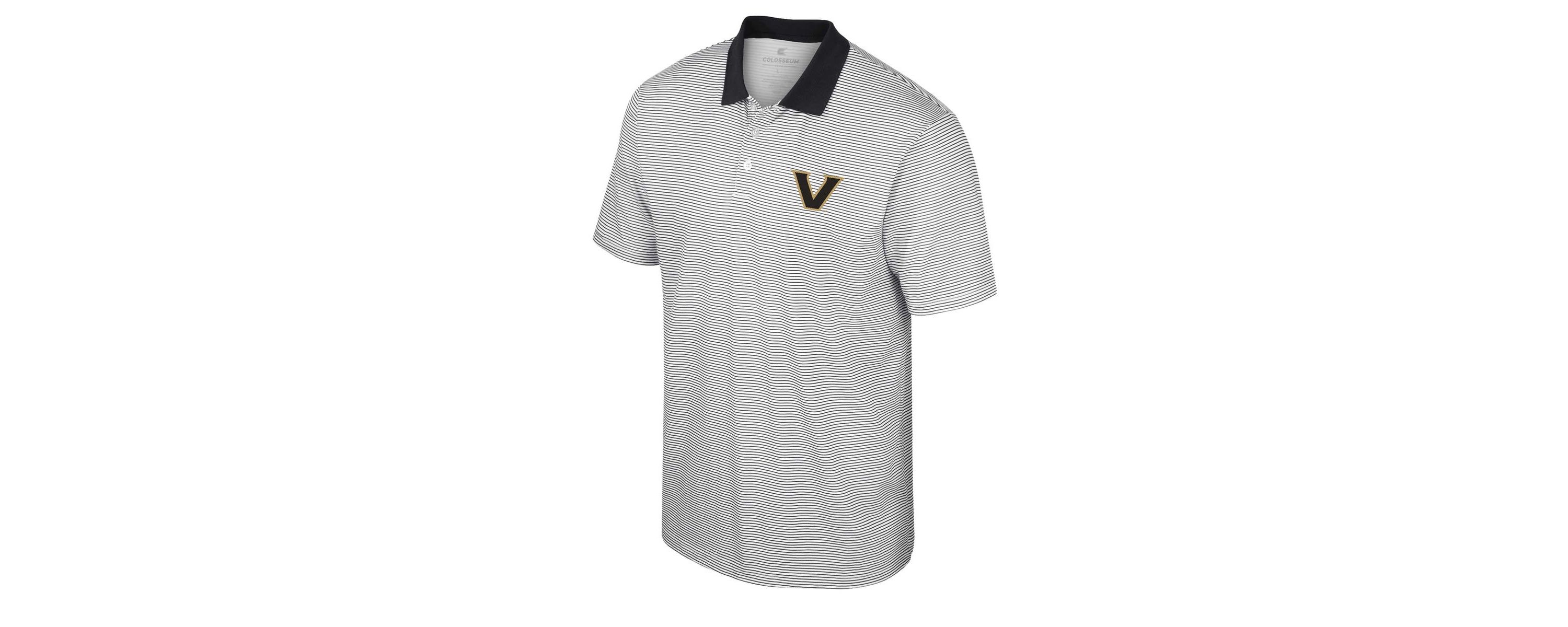 NCAA Vanderbilt Commodores Print Stripe Polo