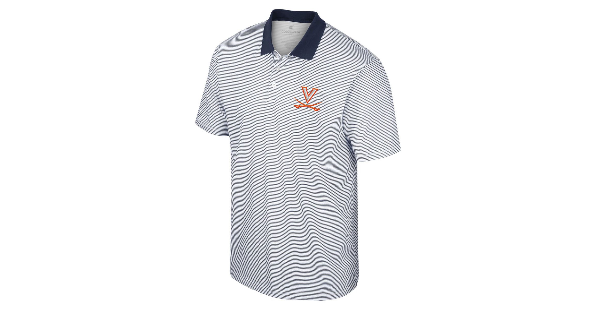 NCAA Virginia Cavaliers Print Stripe Polo