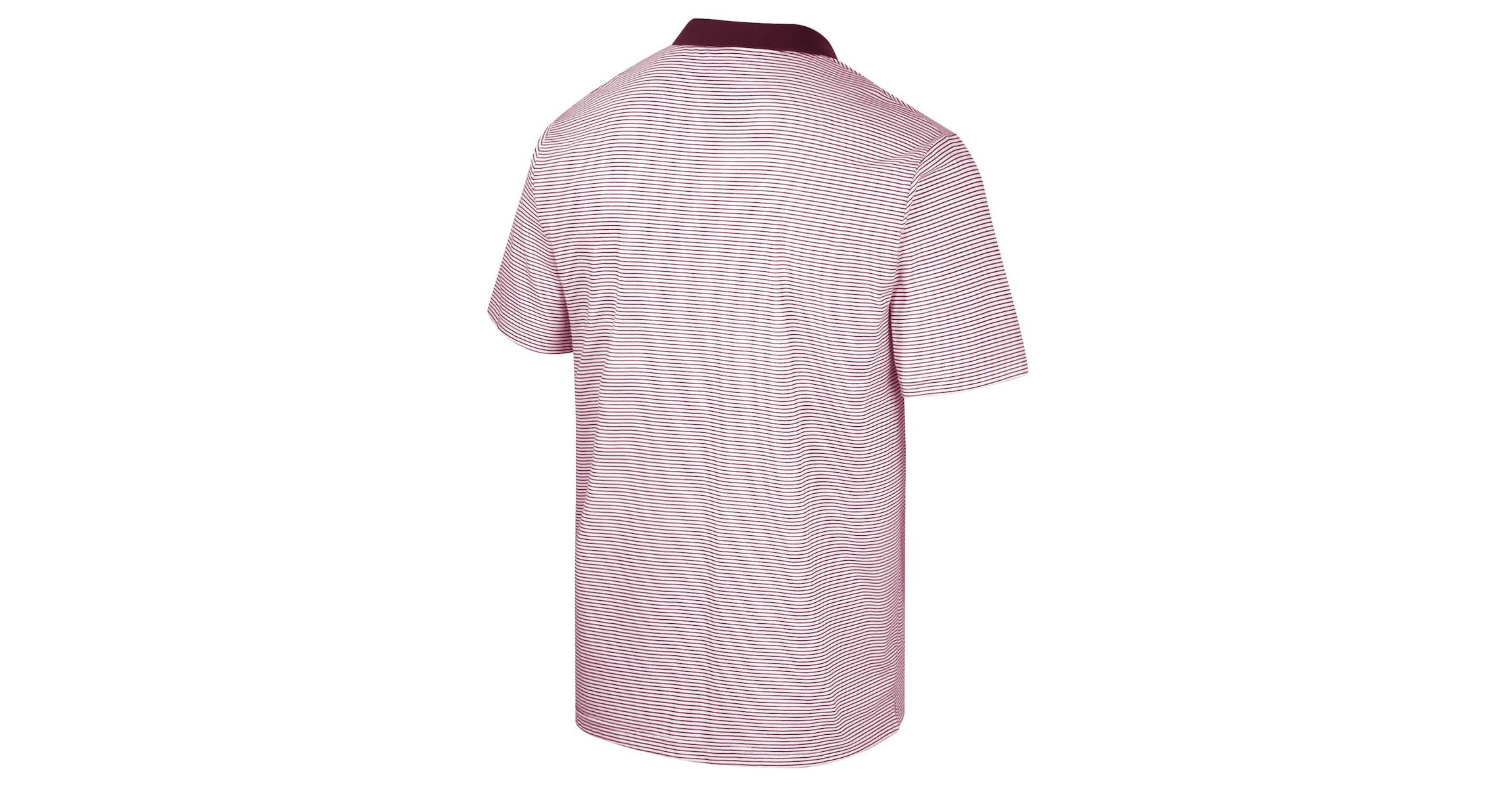NCAA Virginia Tech Hokies Print Stripe Polo