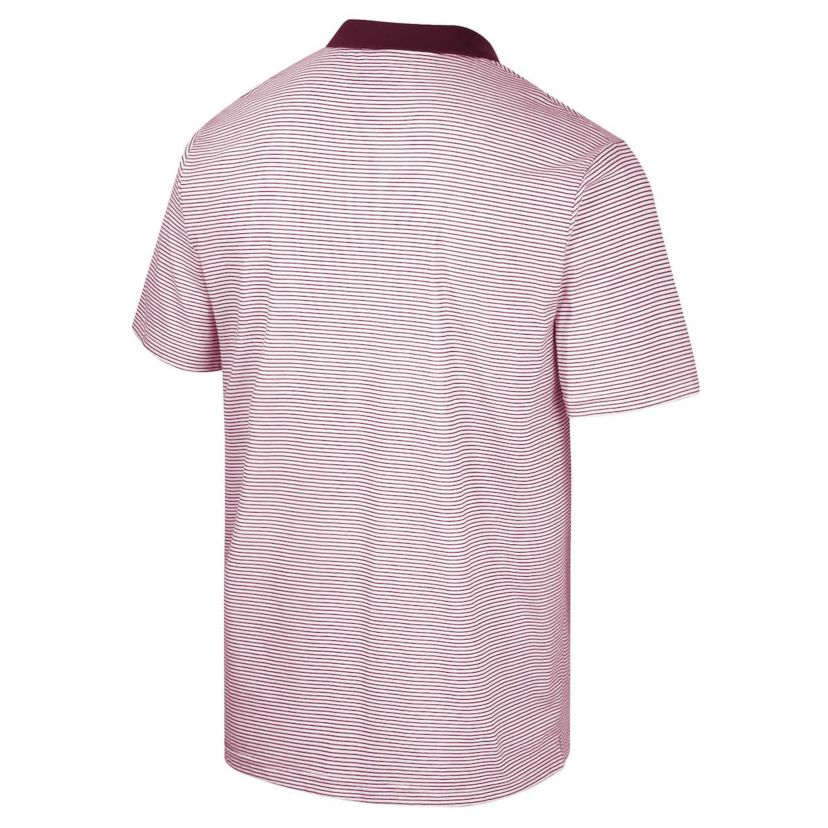 NCAA Virginia Tech Hokies Print Stripe Polo