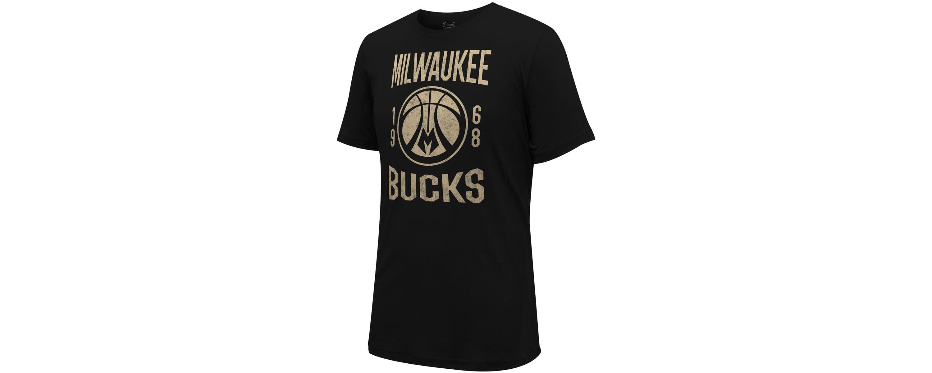 NBA Unisex Milwaukee Bucks City Year T-Shirt