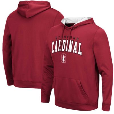 Colosseum Men's Stanford Cardinal NCAA Stanford Resistance Pullover Hoodie