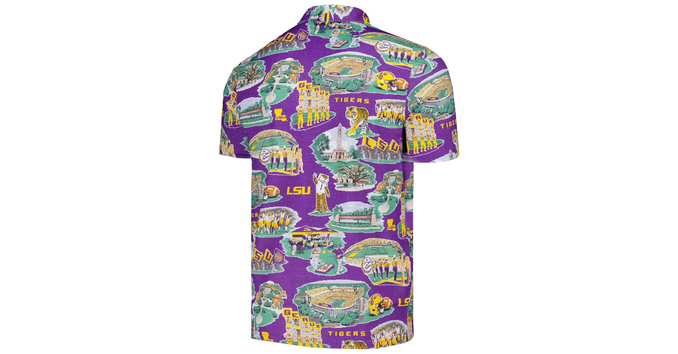 NCAA LSU Tigers Scenic Polo