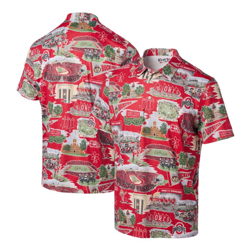 NCAA Ohio State Buckeyes Scenic Polo