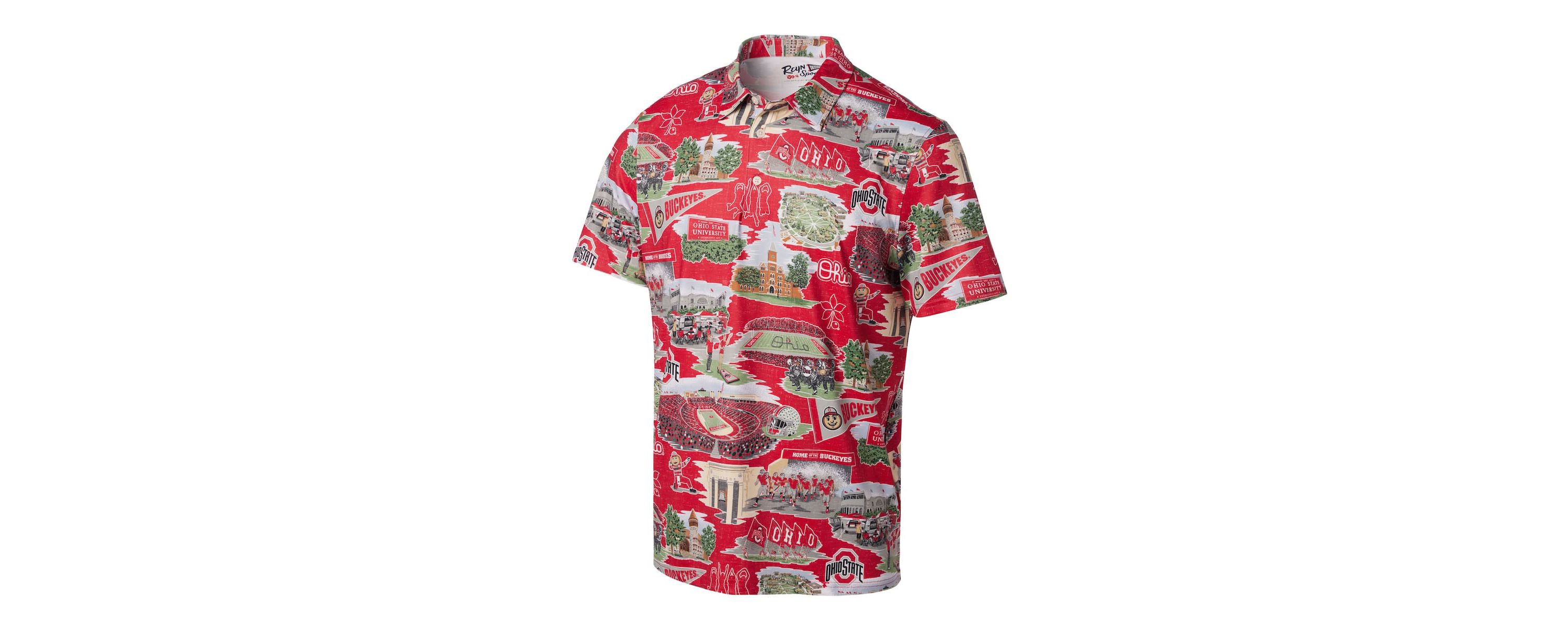 NCAA Ohio State Buckeyes Scenic Polo