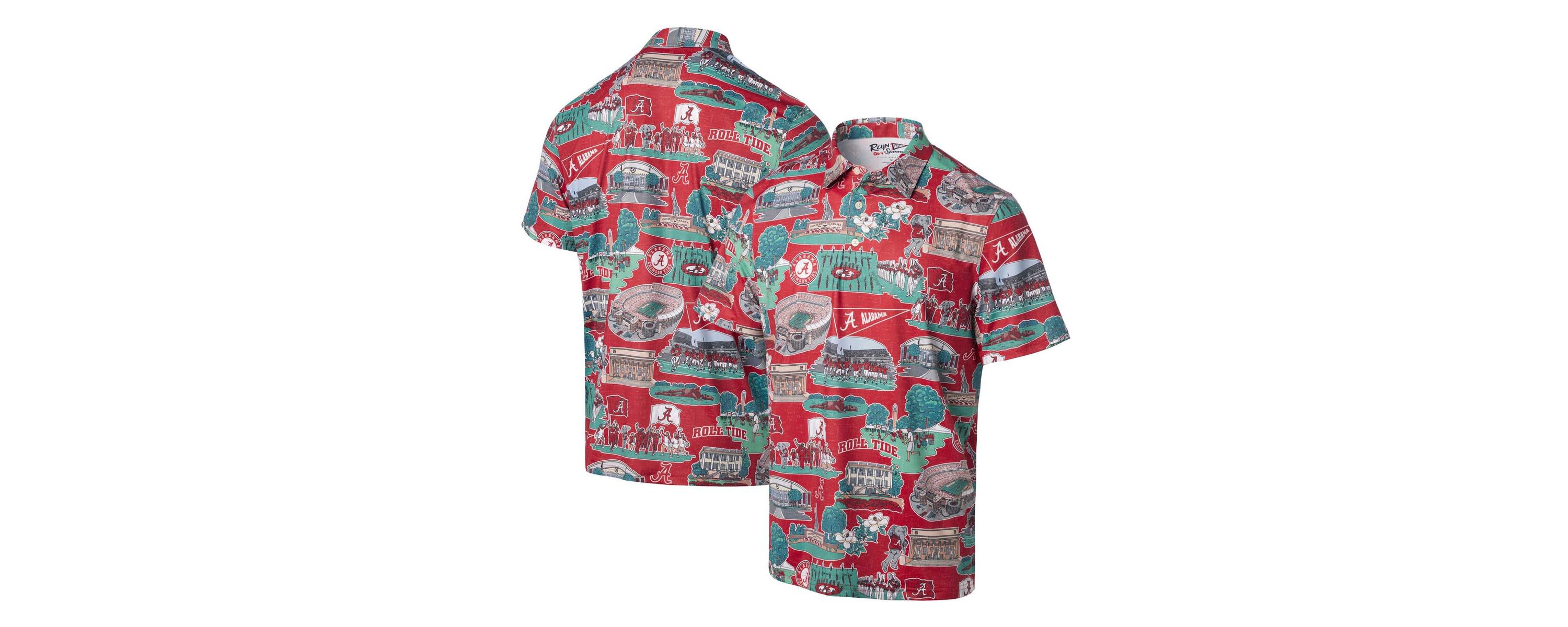 Alabama Crimson Tide NCAA Alabama Tide Scenic Polo