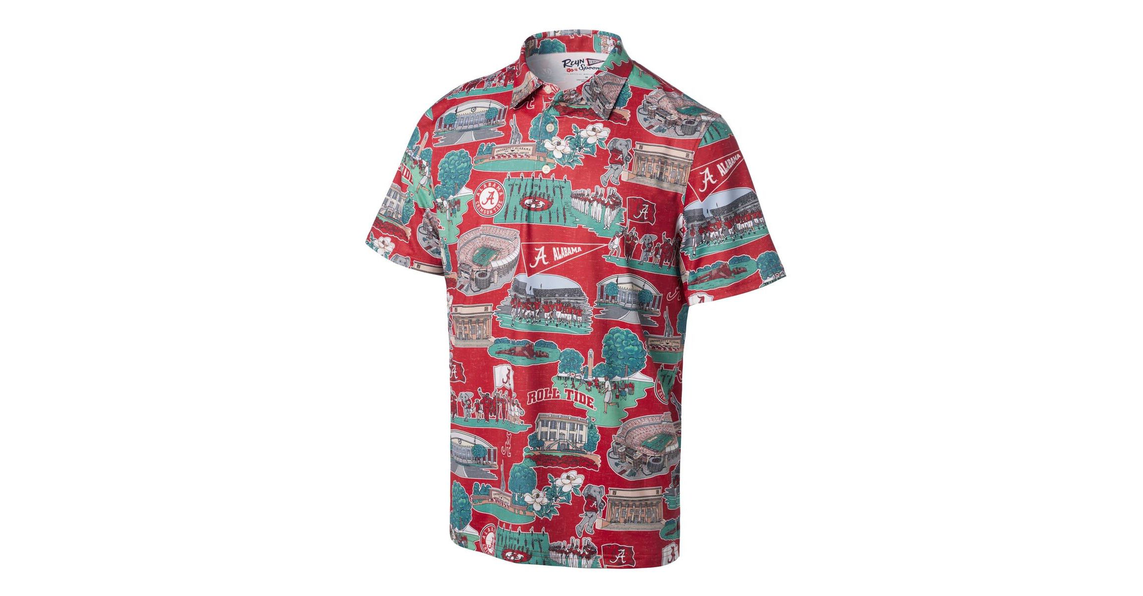 Alabama Crimson Tide NCAA Alabama Tide Scenic Polo