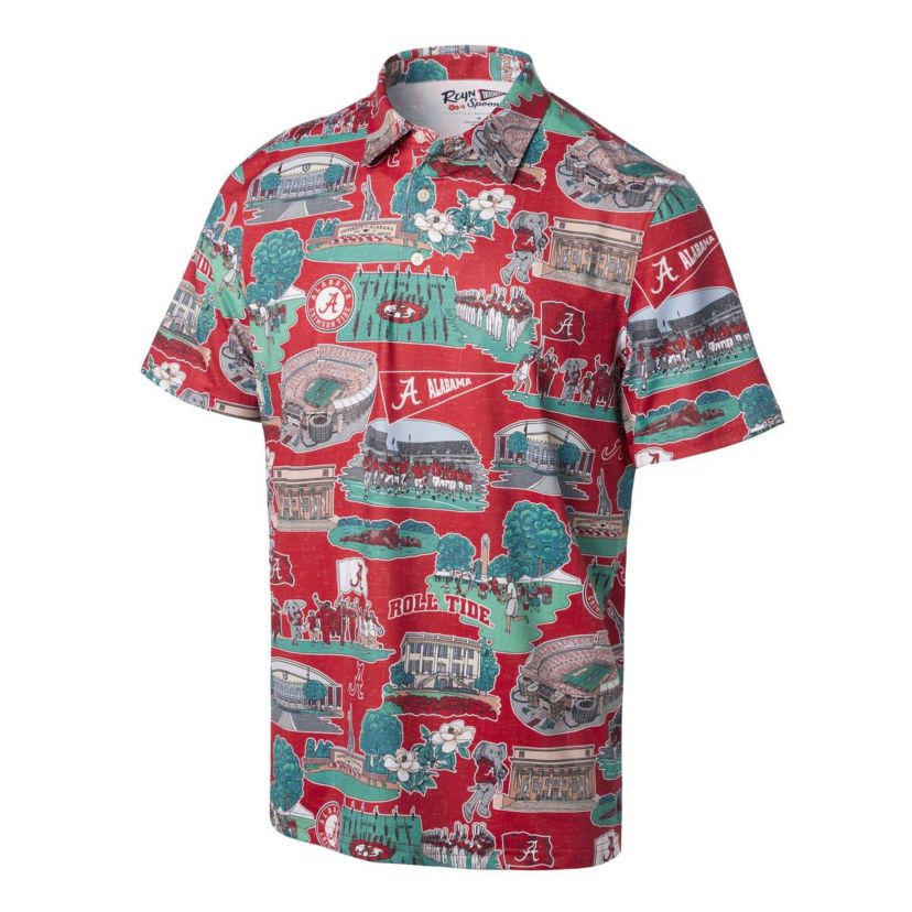 Alabama Crimson Tide NCAA Alabama Tide Scenic Polo