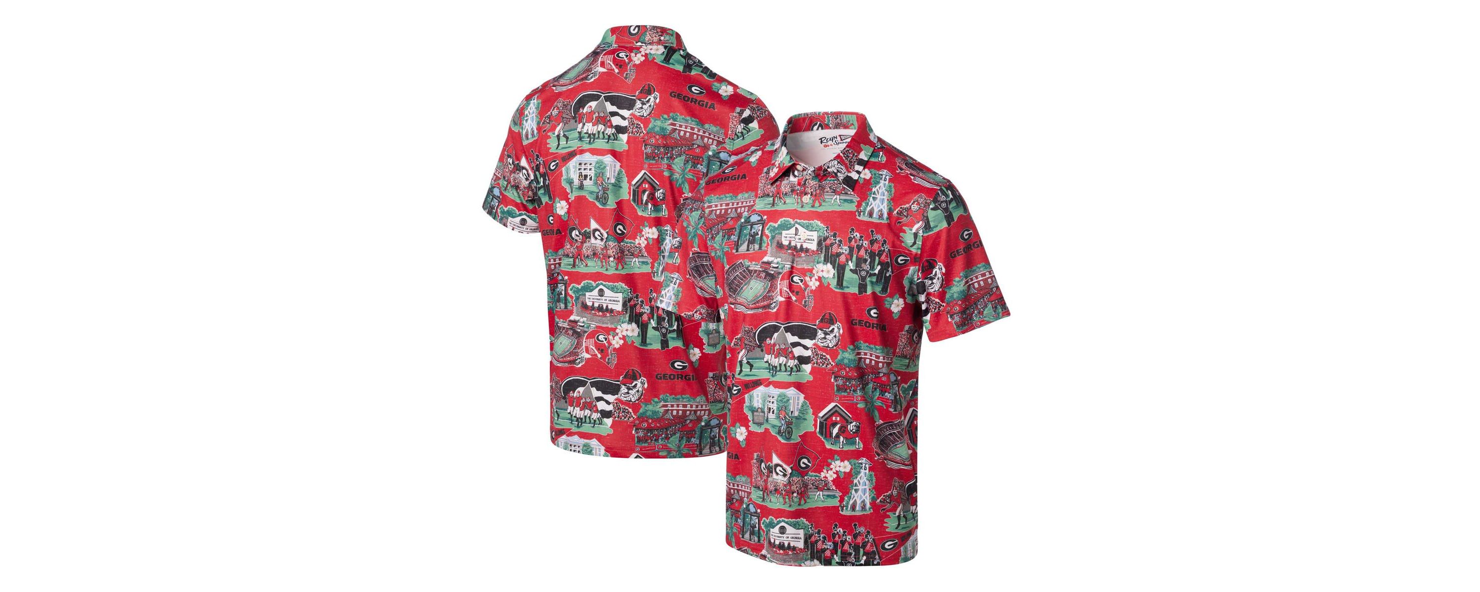 NCAA Georgia Bulldogs Scenic Polo