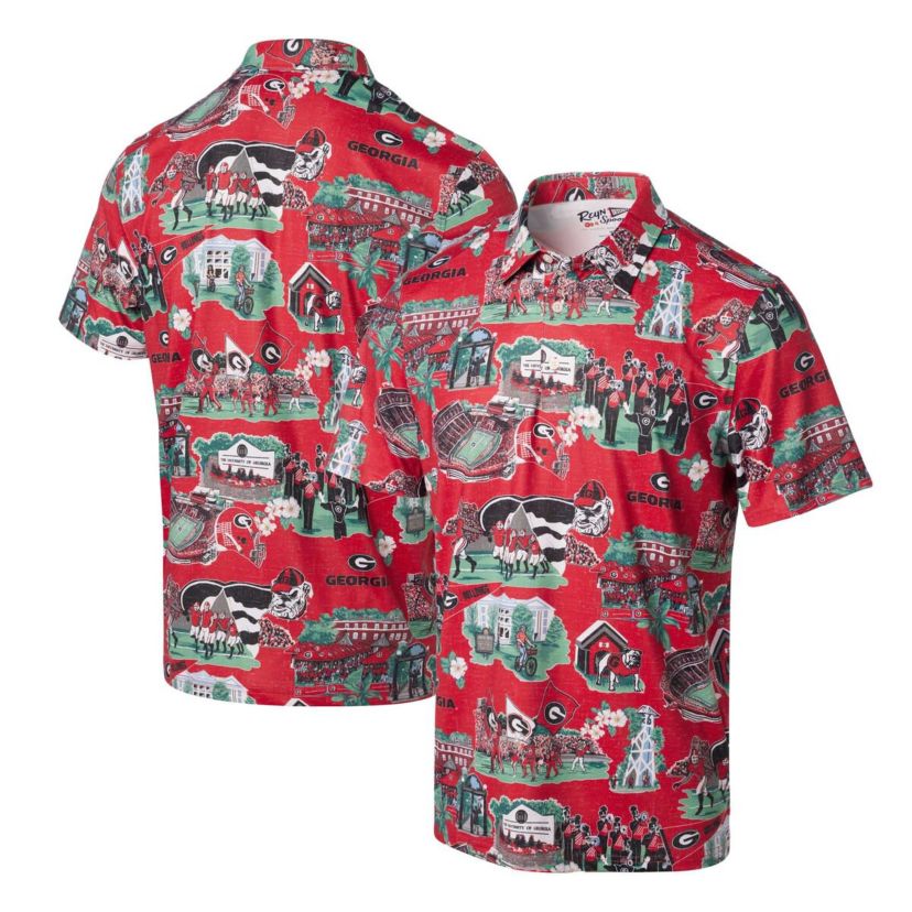 NCAA Georgia Bulldogs Scenic Polo