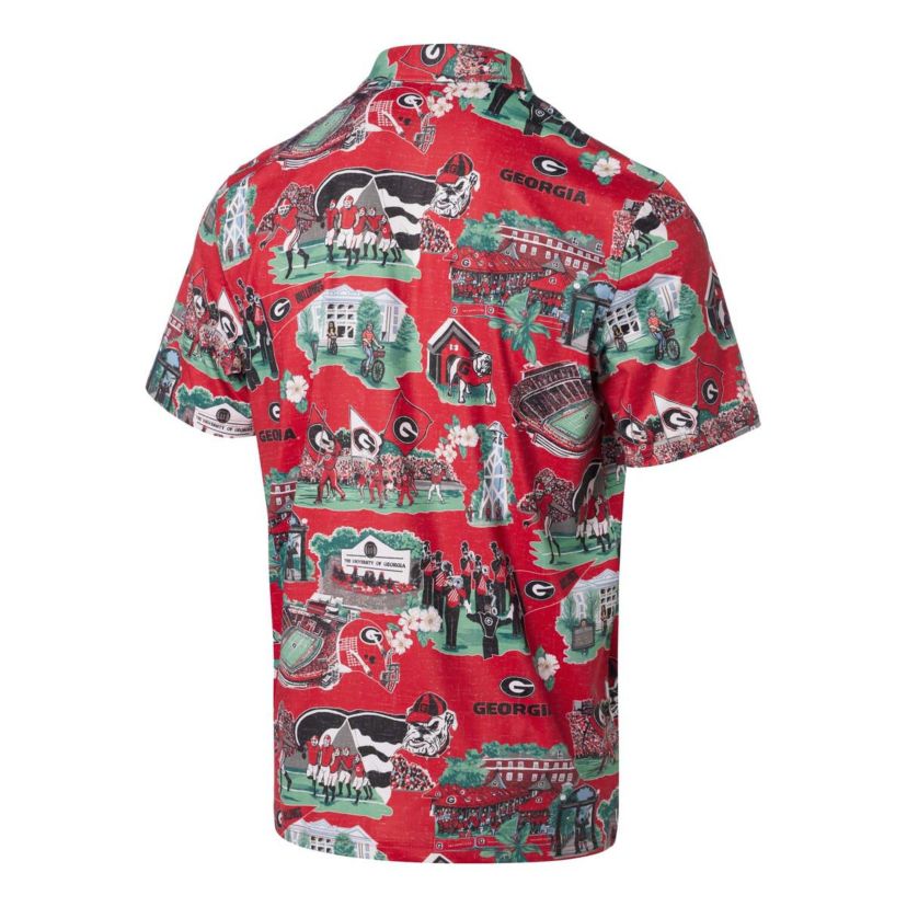 NCAA Georgia Bulldogs Scenic Polo