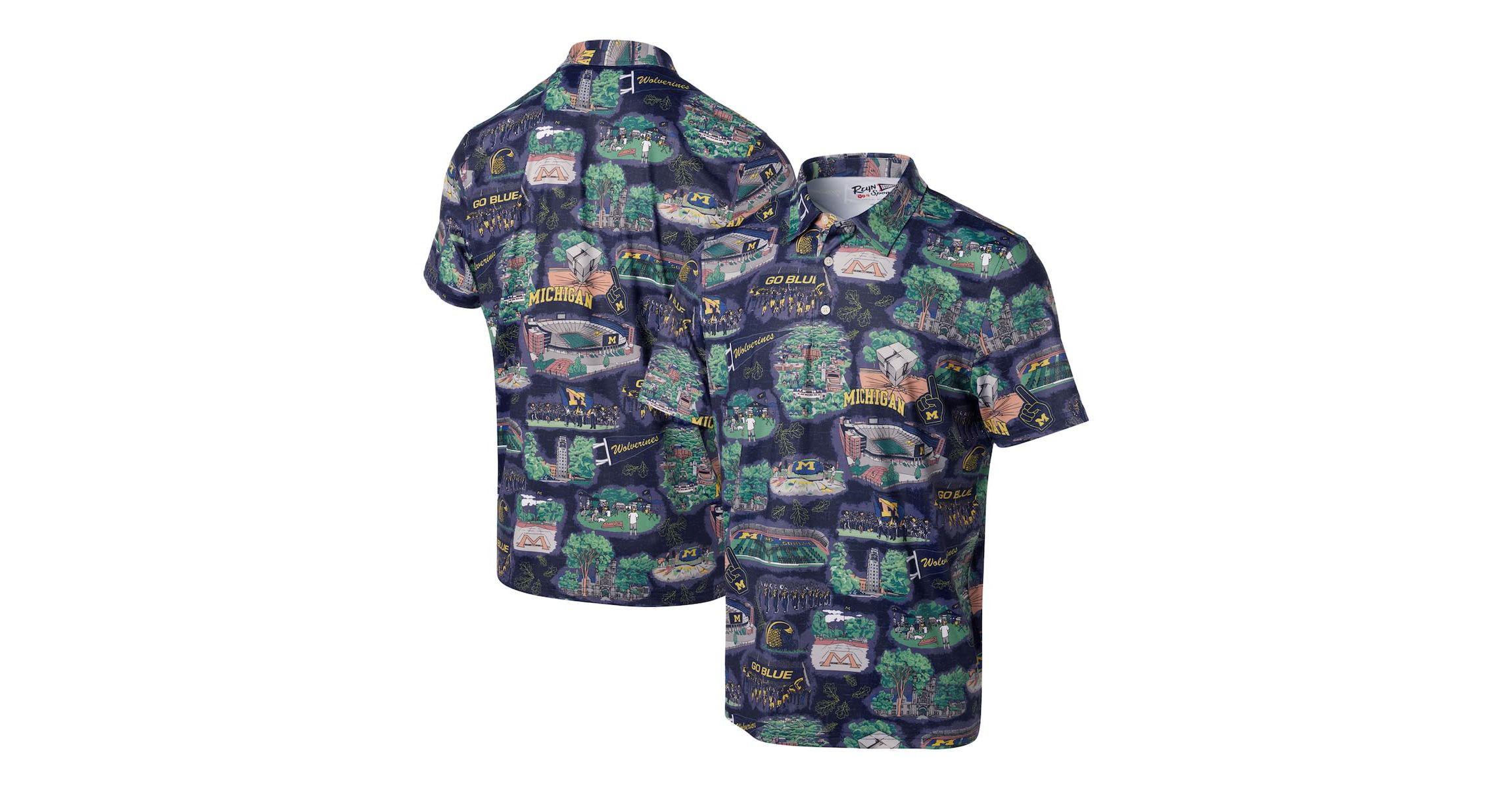 NCAA Michigan Wolverines Scenic Polo