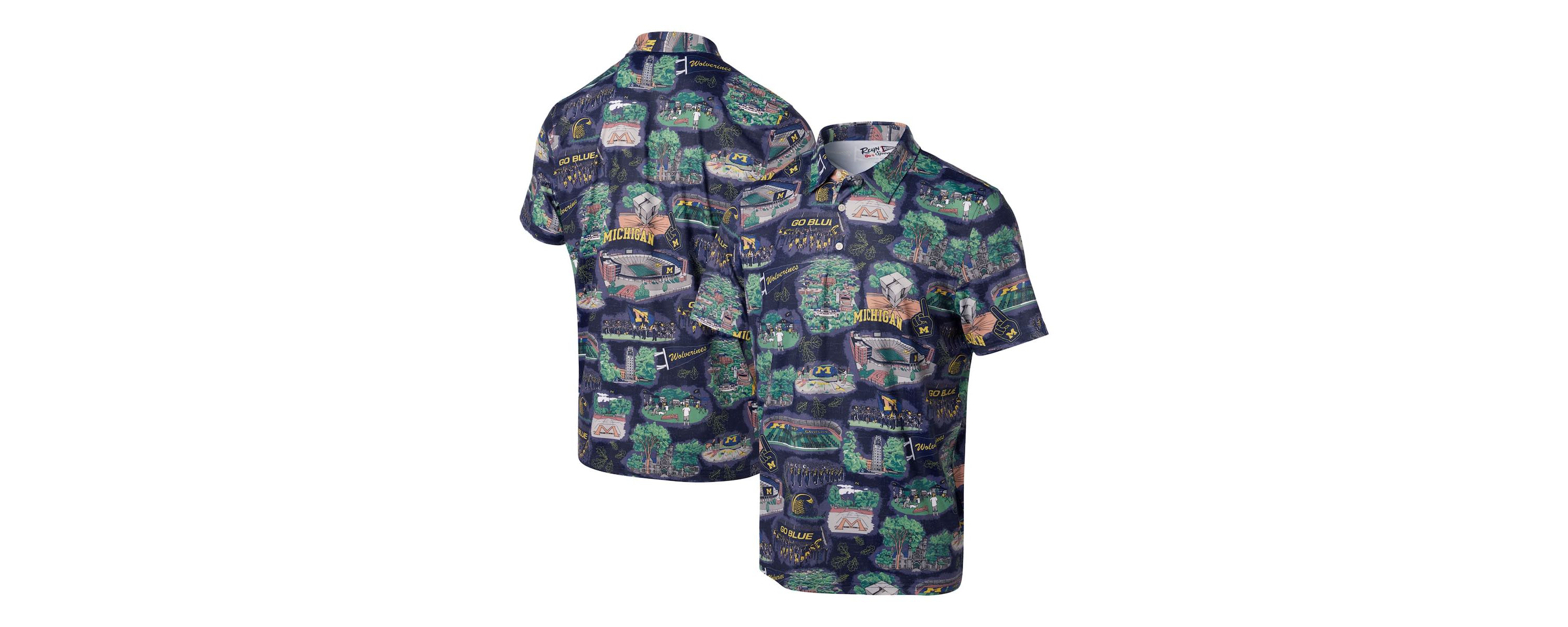 NCAA Michigan Wolverines Scenic Polo