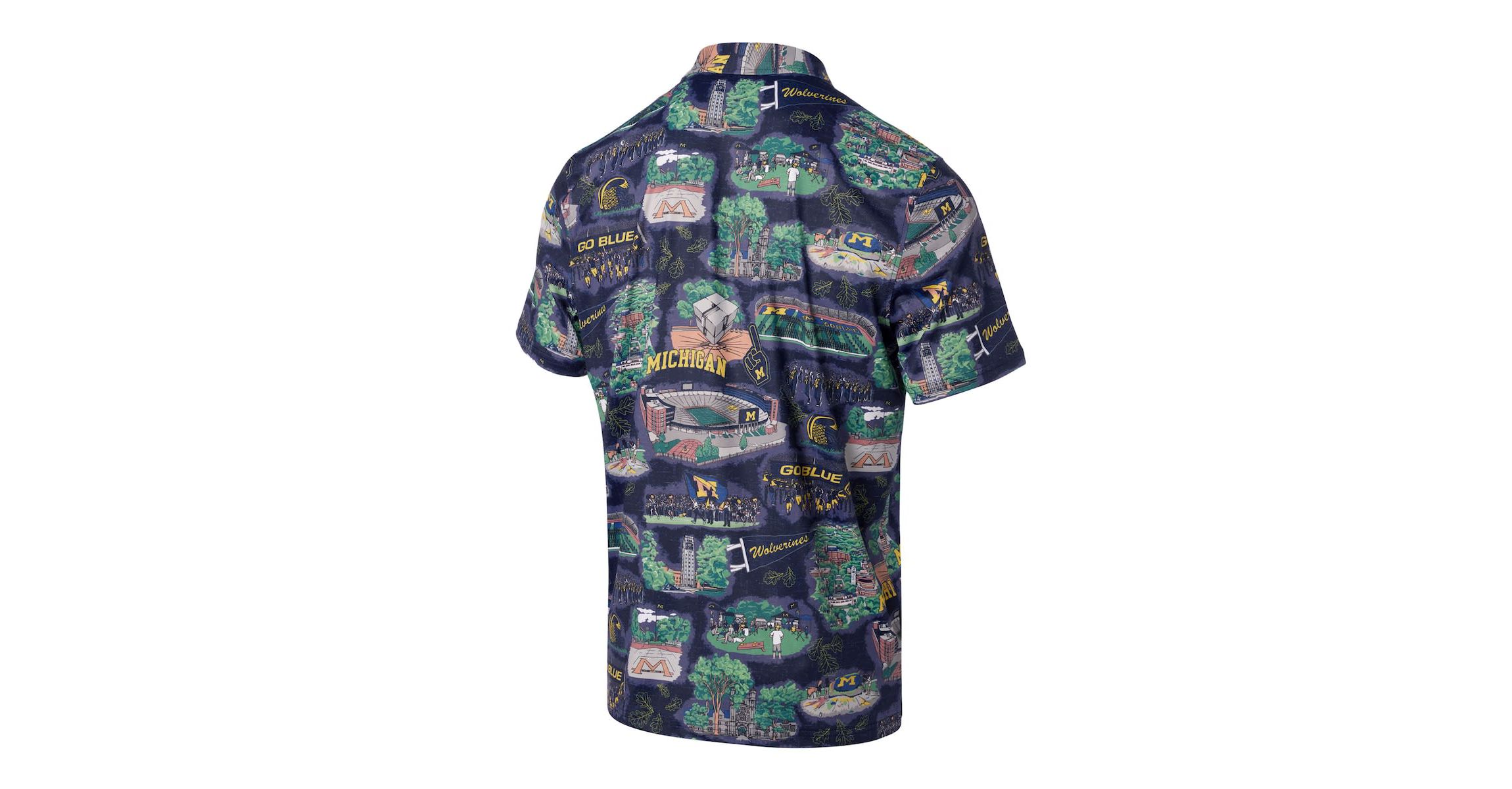 NCAA Michigan Wolverines Scenic Polo