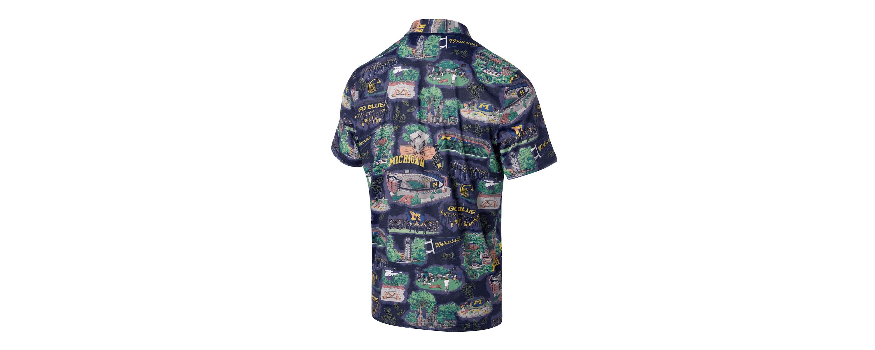 NCAA Michigan Wolverines Scenic Polo