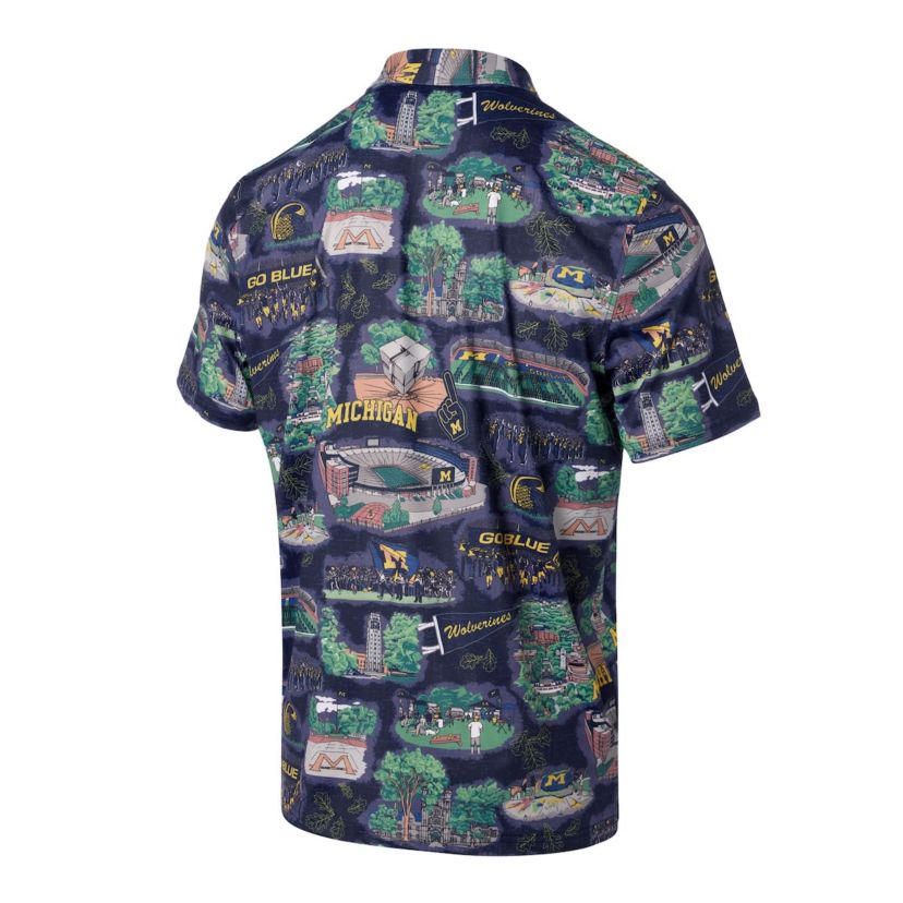NCAA Michigan Wolverines Scenic Polo