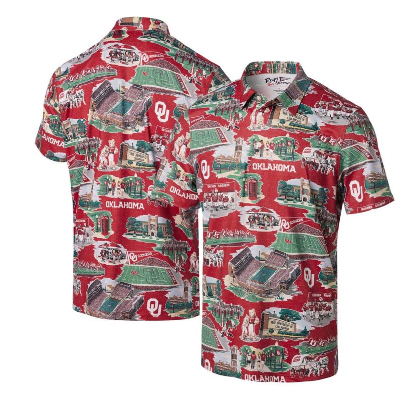 NCAA Oklahoma Sooners Scenic Polo