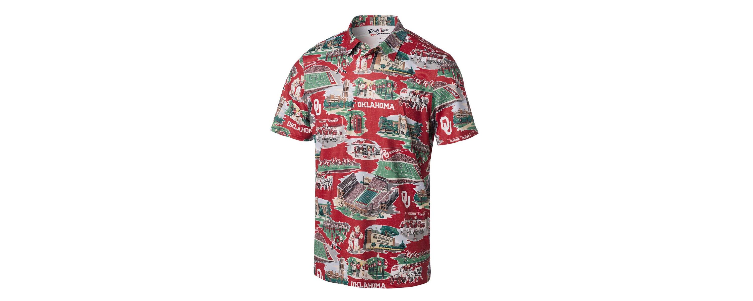 NCAA Oklahoma Sooners Scenic Polo