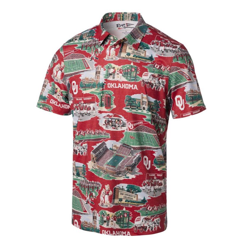 NCAA Oklahoma Sooners Scenic Polo