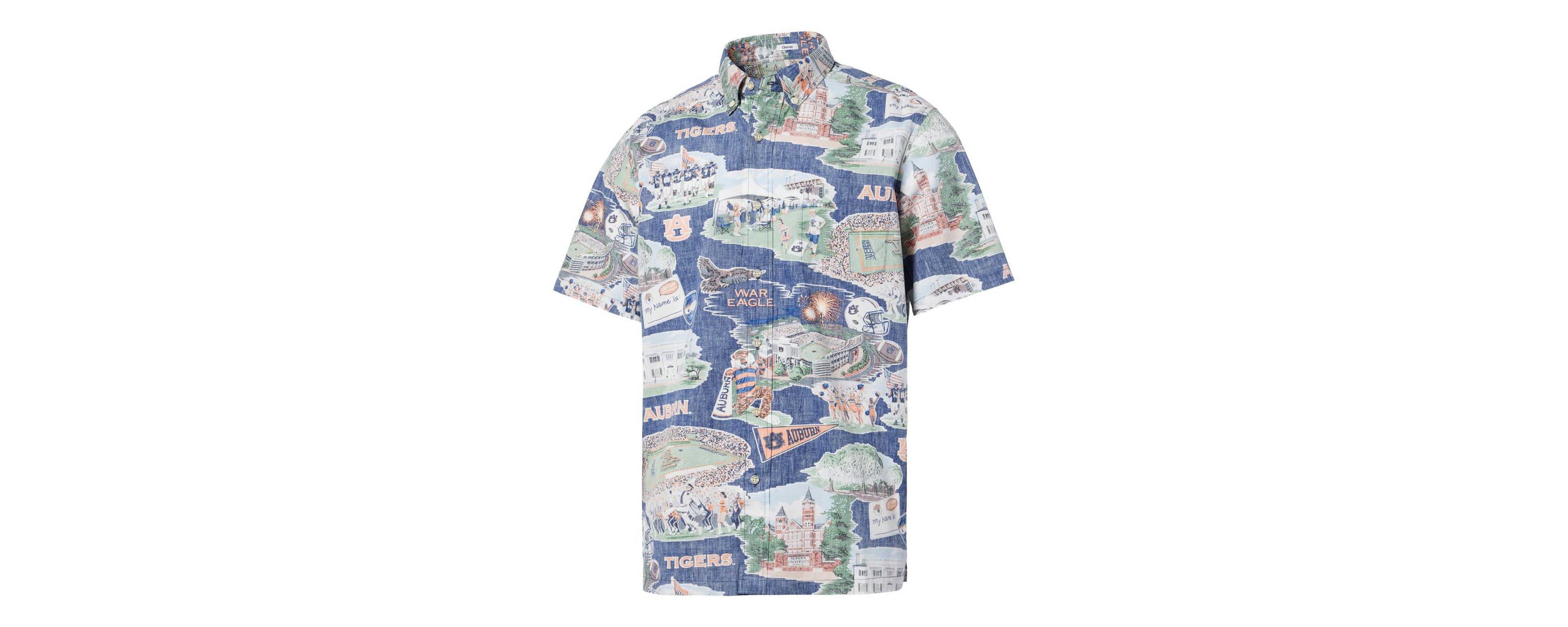 NCAA Auburn Tigers Scenic Button-Down Shirt