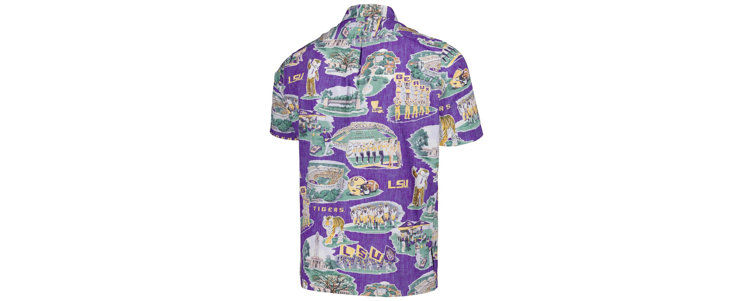 NCAA LSU Tigers Scenic Button-Down Shirt