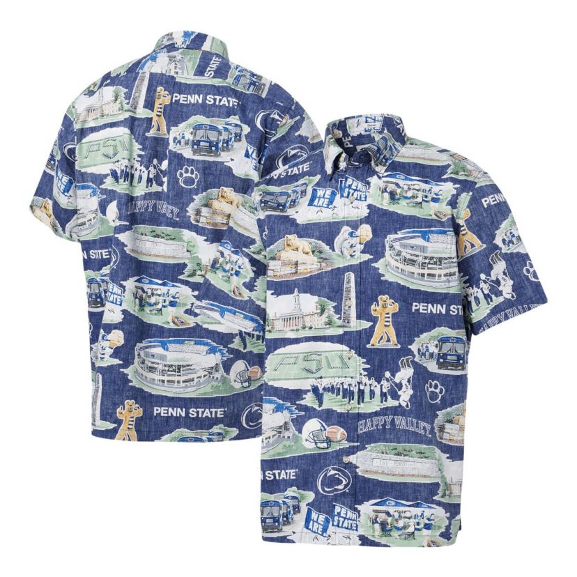 NCAA Penn State Nittany Lions Scenic Button-Down Shirt