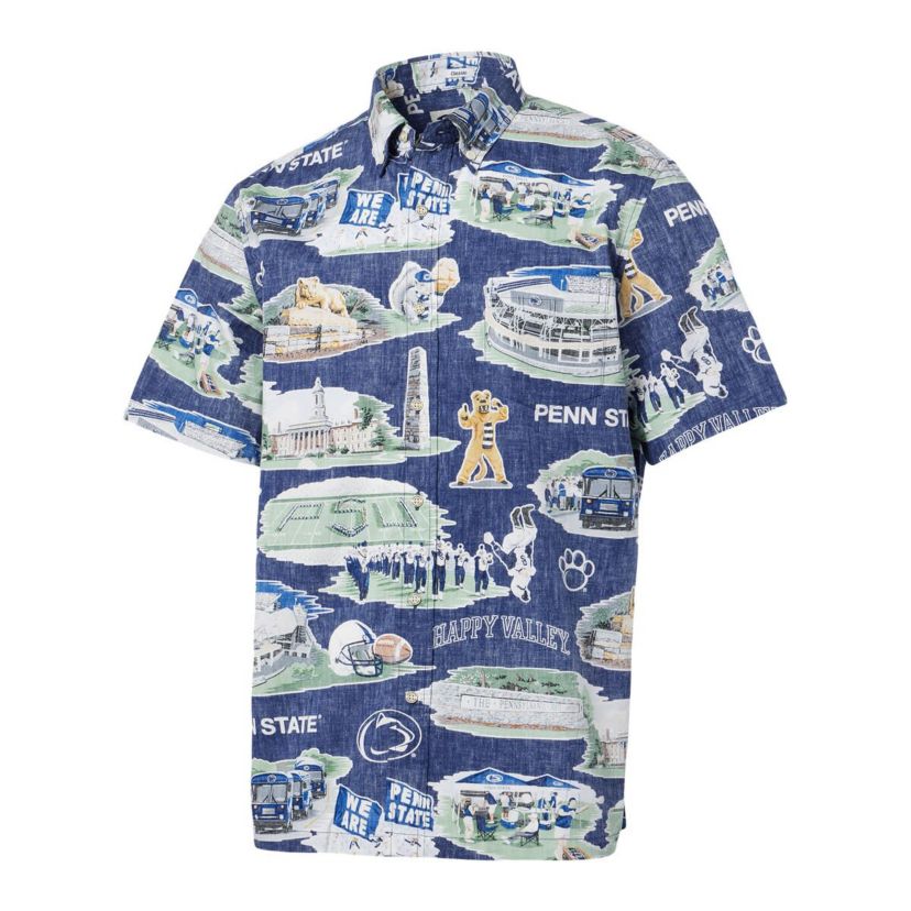 NCAA Penn State Nittany Lions Scenic Button-Down Shirt