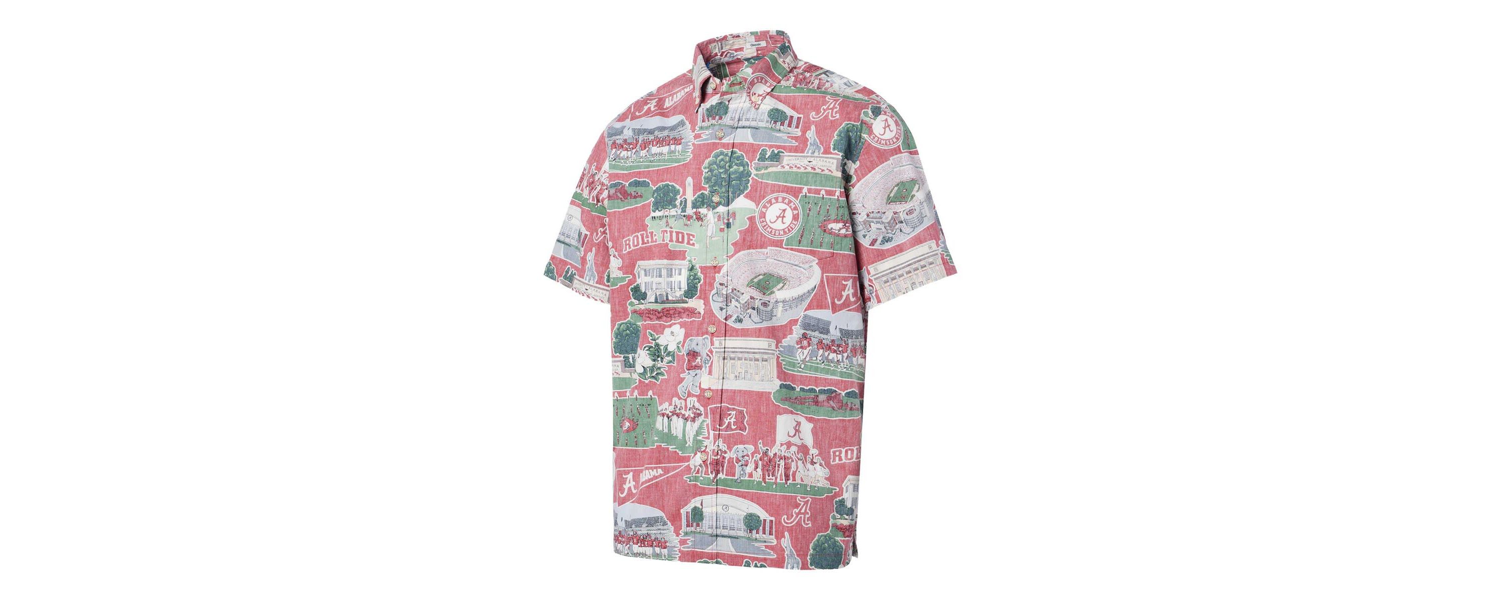 Alabama Crimson Tide NCAA Alabama Tide Scenic Button-Down Shirt