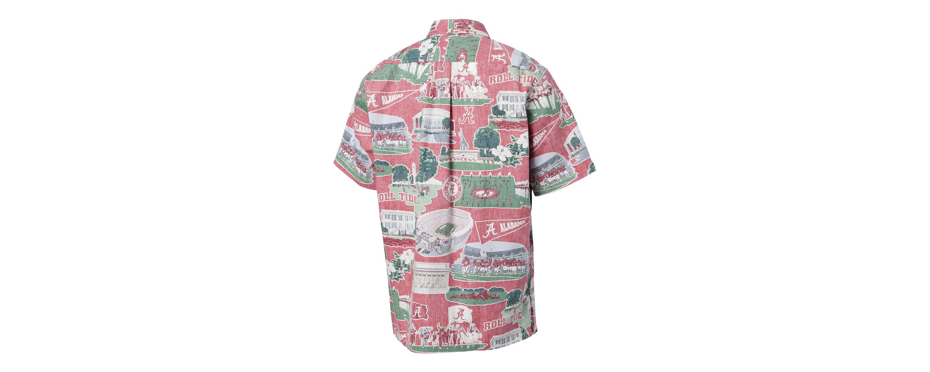 Alabama Crimson Tide NCAA Alabama Tide Scenic Button-Down Shirt