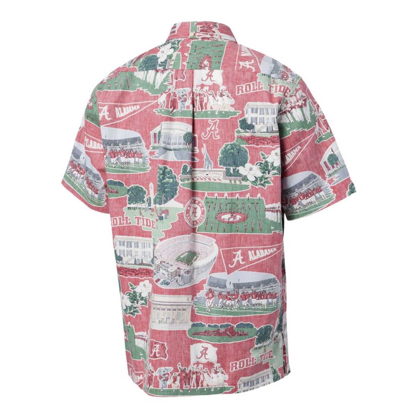 Alabama Crimson Tide NCAA Alabama Tide Scenic Button-Down Shirt