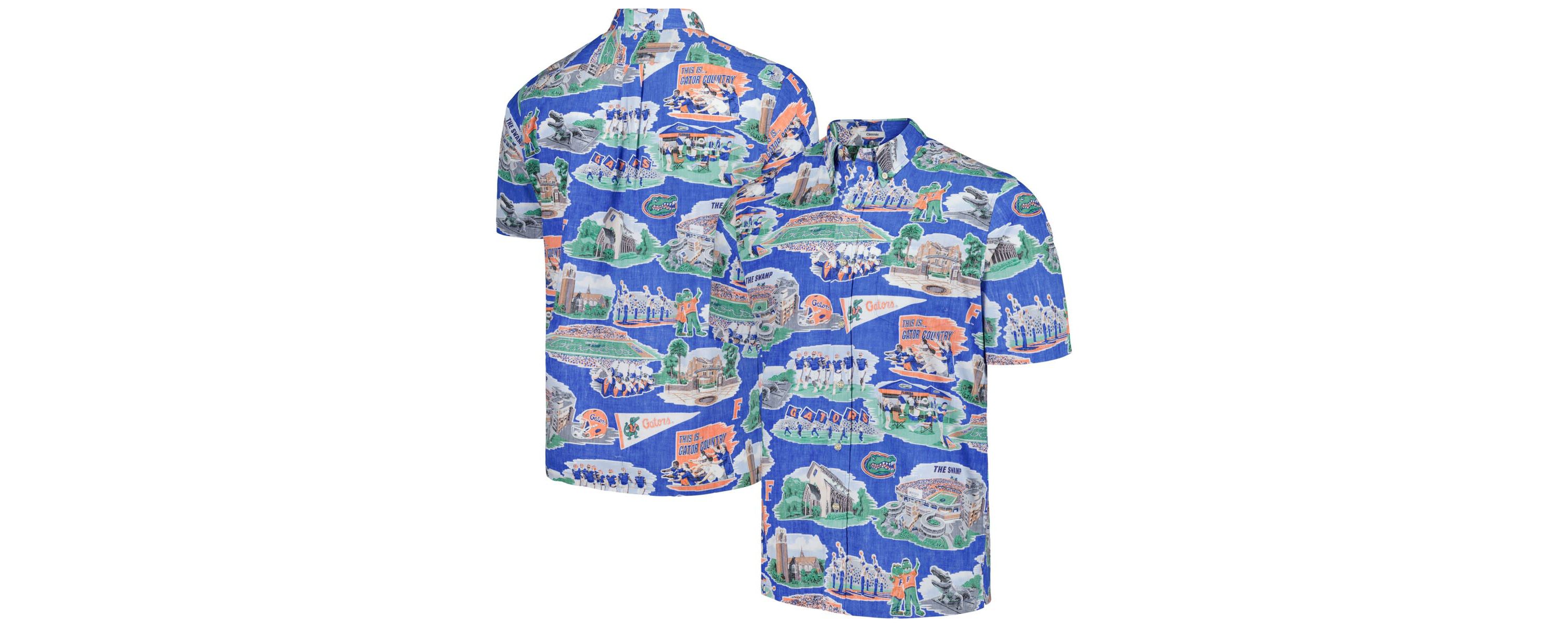 NCAA Florida Gators Scenic Button-Down Shirt
