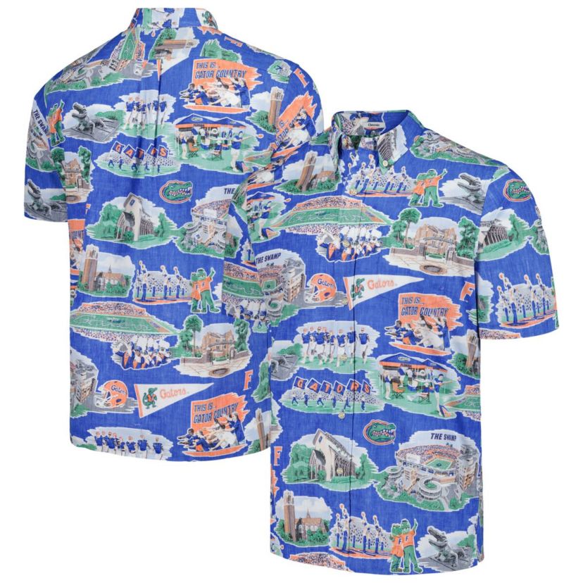 NCAA Florida Gators Scenic Button-Down Shirt