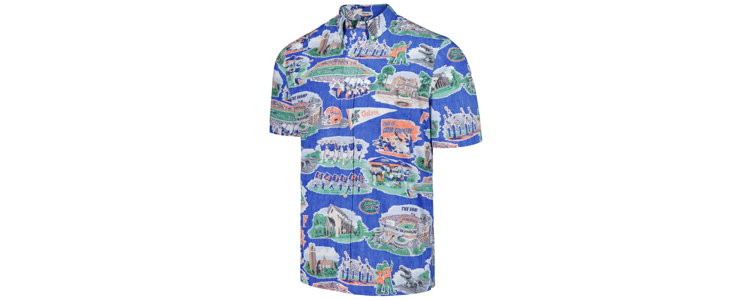 NCAA Florida Gators Scenic Button-Down Shirt