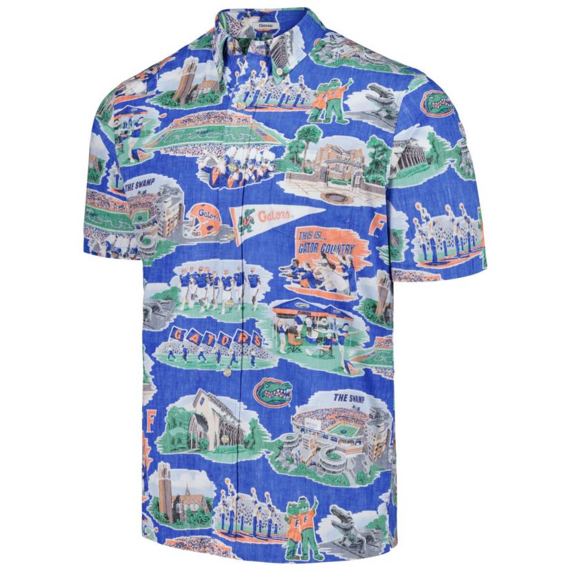 NCAA Florida Gators Scenic Button-Down Shirt