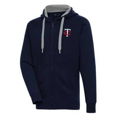 Antigua Men's MLB Minnesota Twins Victory Full-Zip Hoodie