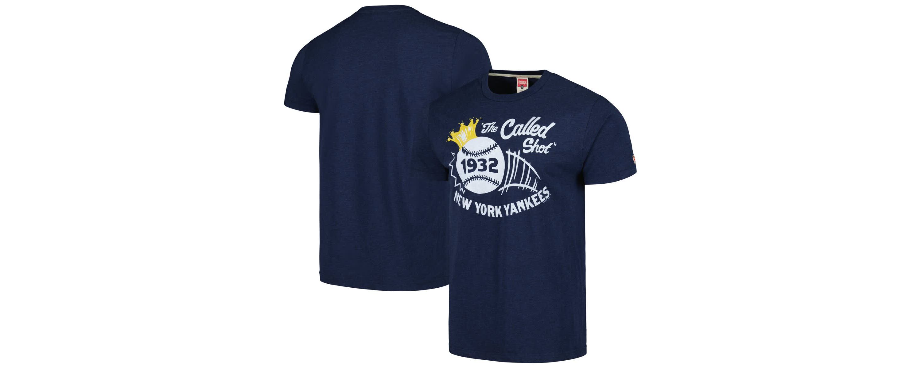 MLB New York Yankees Doodle Collection The Called Shot Tri-Blend T-Shirt