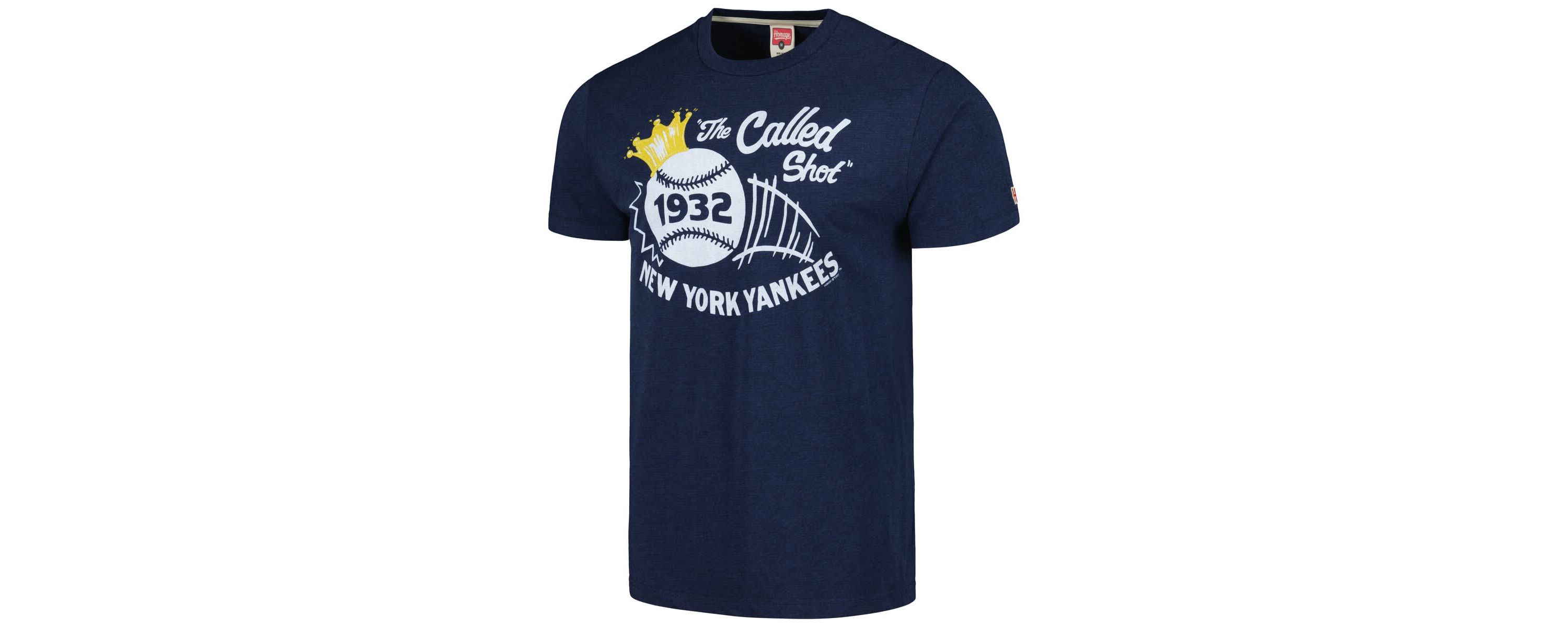 MLB New York Yankees Doodle Collection The Called Shot Tri-Blend T-Shirt