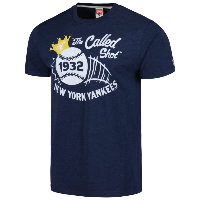 MLB New York Yankees Doodle Collection The Called Shot Tri-Blend T-Shirt