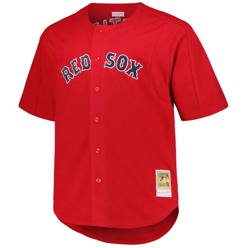Boston Red Sox MLB David Ortiz Boston Sox Big & Tall Cooperstown Collection Batting Practice Replica Jersey