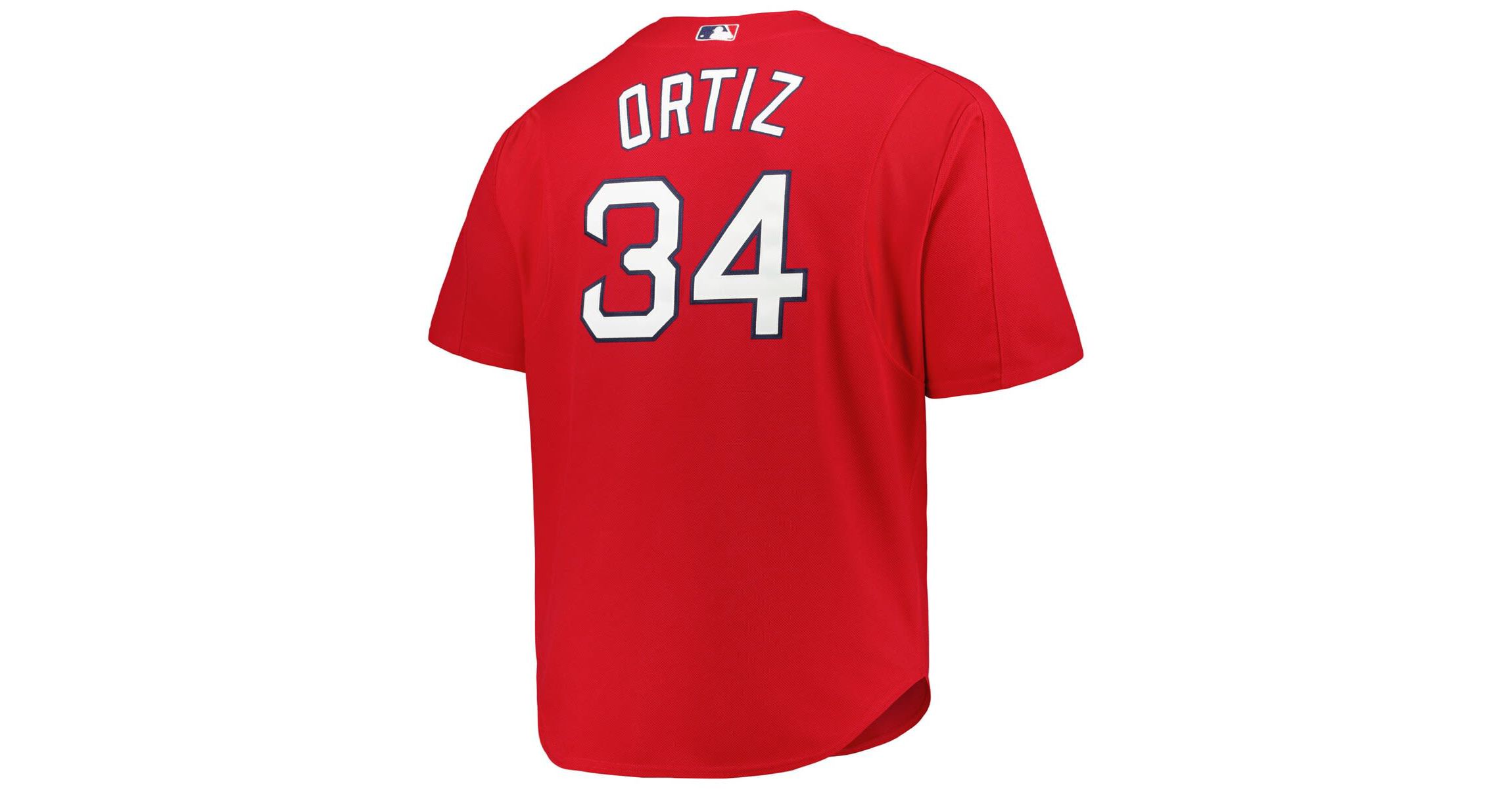 Boston Red Sox MLB David Ortiz Boston Sox Big & Tall Cooperstown Collection Batting Practice Replica Jersey