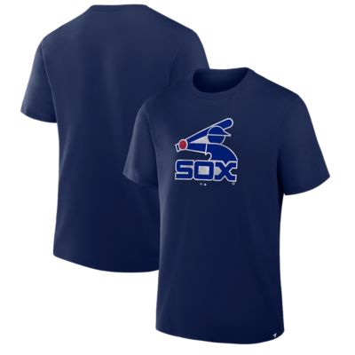 Men's Chicago White Sox MLB Fanatics Chicago Sox Vintage Logo Legacy T-Shirt, Navy Blue, 3XL