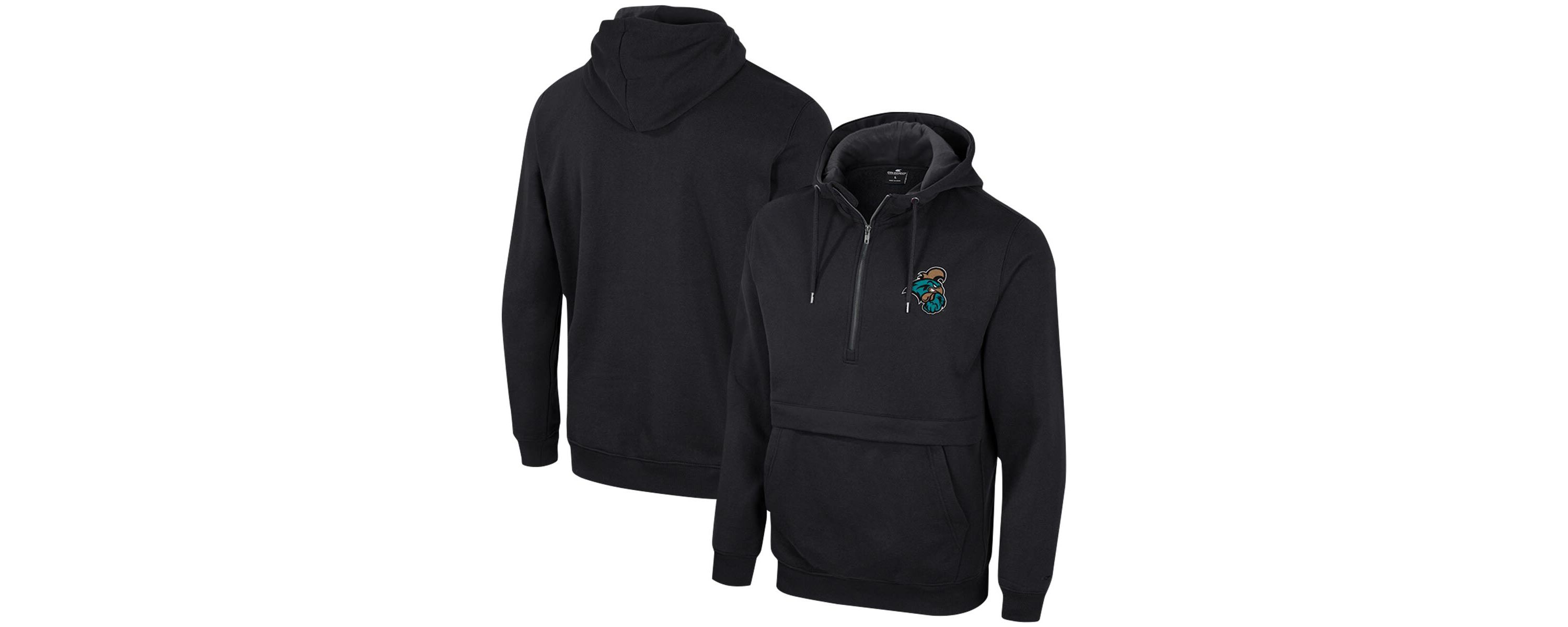 NCAA Coastal Carolina Chanticleers Team Half-Zip Pullover Hoodie